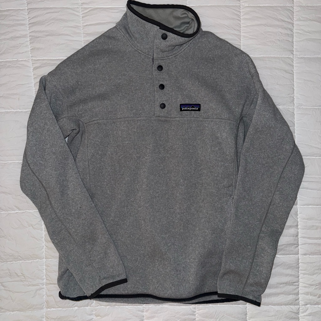 Patagonia Gray Pullover Sz Medium